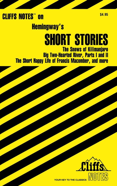 Cover image for CliffsNotes Hemingway's Short Stories